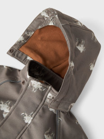NAME IT Softshell Jakke Alfa Morel Rhino